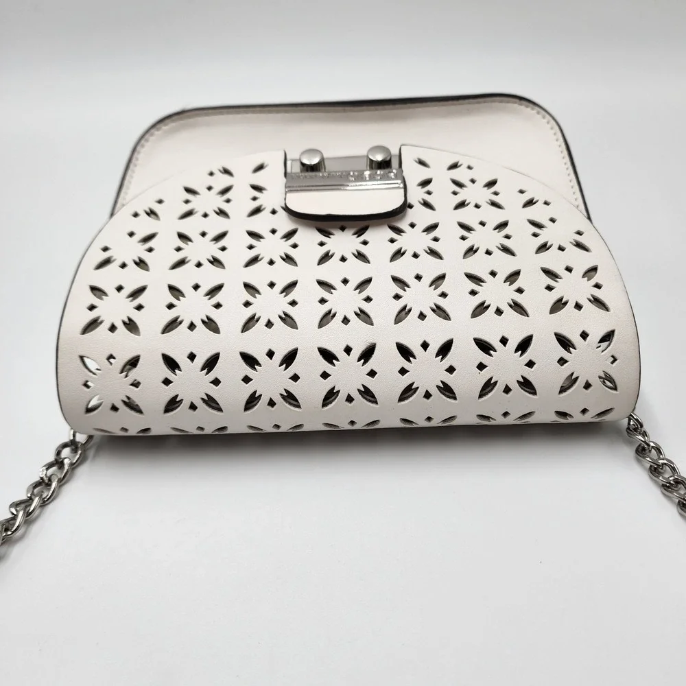 BCBGeneration Marley White Faux Leather‎ Shoulder